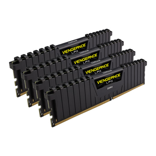 Corsair Black Vengeance LPX DDR4 3200MHz 16GB Desktop RAM Kit : image 1
