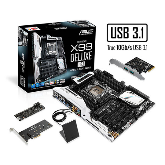 ASUS X99 DELUXE USB 3.1 Motherboard : image 1