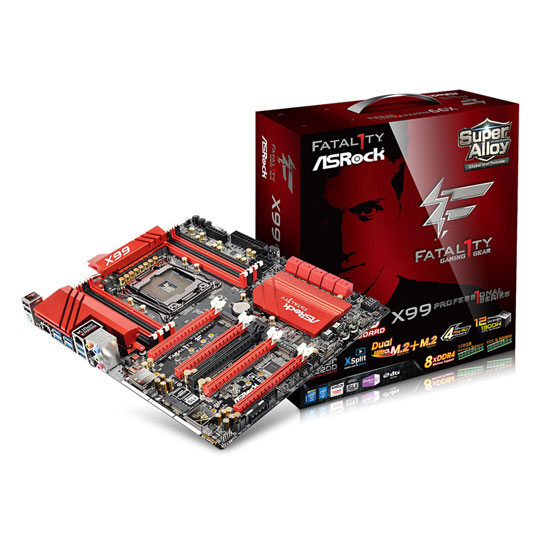 ASRock X99 Fatal1ty Professional E-ATX Motherboard LN63311 - X99