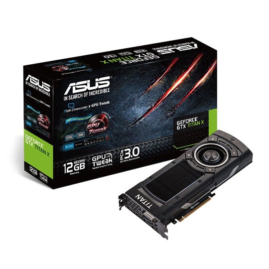 ASUS GeForce GTX TITAN X Graphics Card - 12GB : image 1