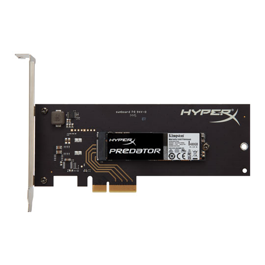 HyperX 480GB Predator M.2 PCI Express AIC SSD/Solid State Drive : image 1