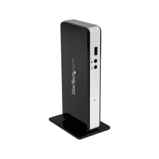 StarTech Thunderbolt Black/Silver USB 3.0 Laptop Docking Station : image 1