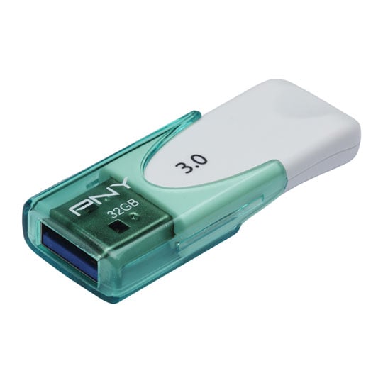 PNY Attache 4 32GB USB 3.0 Retractable Compact Memory Stick : image 1