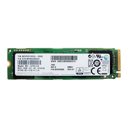 Samsung SM951 512GB M.2 PCI-e AHCI SSD : image 1