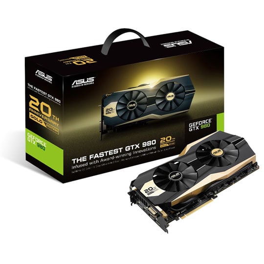 ASUS GTX 980 GOLD 20th Anniversary Edition NVIDIA Graphics Card