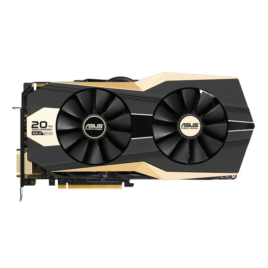 20枚限定の超レアVGA ASUS GOLD20TH-GTX980-P-4GD5 ASUS GeForce® GTX 980 20th Anniversary Gold Edition: The