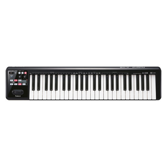 Roland A49 BK 49-key MIDI controller (Black)