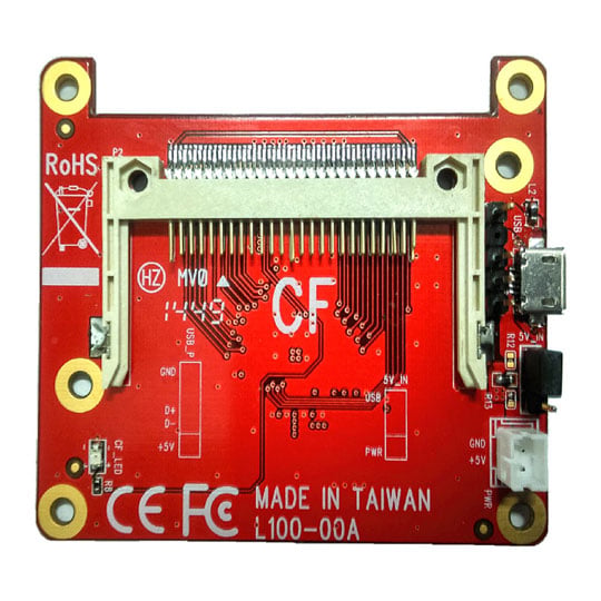 Lycom Pi-100 Raspberry Pi USB to Compact Flash Converter Board : image 1