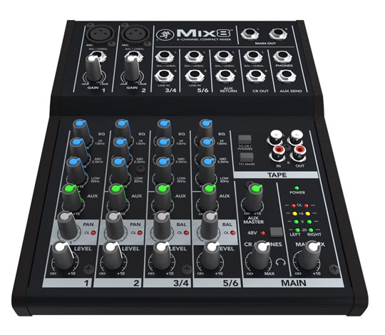 Mackie - 'Mix8' 8 Channel Compact Mixer
