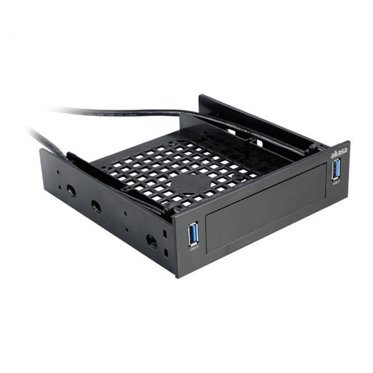Akasa Front Bay 5.25" to 3.5"/2.5" Device/Drive Adapter : image 1