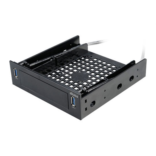 Akasa Front Bay 5.25" to 3.5"/2.5" Device/Drive Adapter : image 2