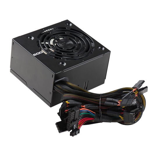 EVGA 600 Watt 80+ Wired ATX PSU/Power Supply Black (2022) : image 4