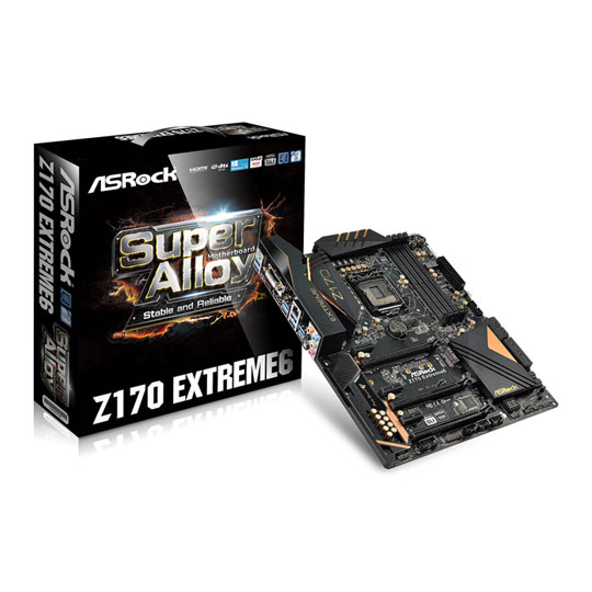 ASRock Z170 Extreme6 ATX Skylake Motherboard : image 1