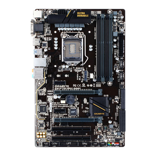 Gigabyte Z170 HD3 Skylake DDR3 CrossFire ATX Motherboard : image 3