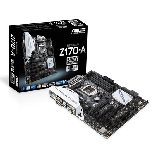 ASUS Z170-A Intel Skylake SLi/CrossFire ATX Motherboard : image 1