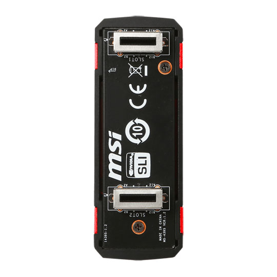 MSI GAMING 2-Way LONG SLi Bridge with LED Dragon Logo