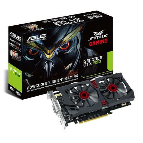 Asus Strix Nvidia Geforce Gtx 950 Graphics Card Rog Strix Asus