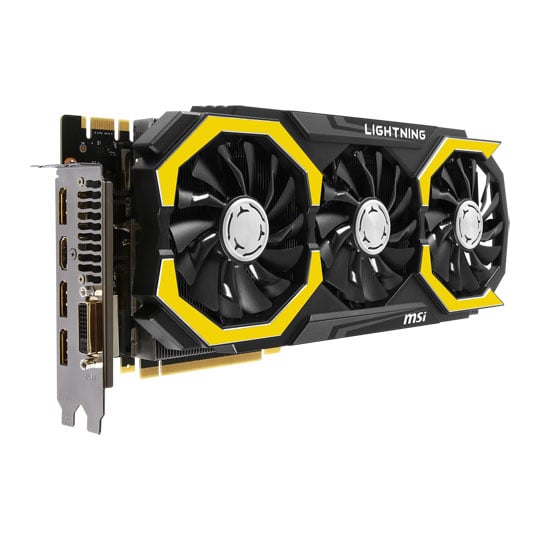 MSI GTX 980 Ti LIGHTNING Tri-Frozr Overclocked Graphics Card 6GB : image 2