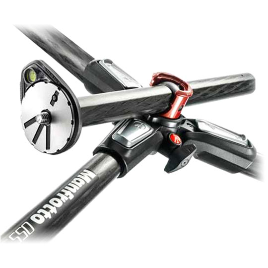 Manfrotto 055 Carbon Fibre 4 Section Tripod - Black