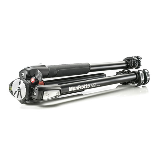 055 Aluminium 3-section Manfrotto tripod with 90° horizontal column system