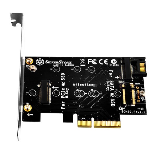 Silverstone SST-ECM20 PCIe Low Profile M.2 Expansion Card : image 1