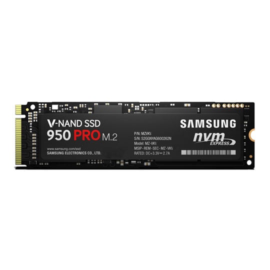 Samsung 256GB M.2 NVMe PCIe 950 PRO SSD SM950 Solid State Drive : image 1