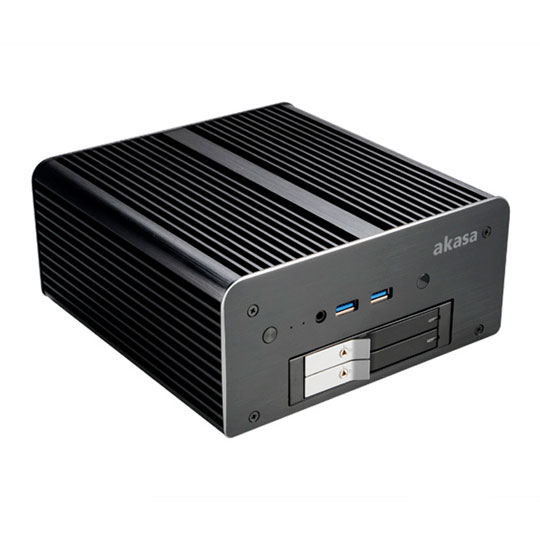 AKASA MAX MT Fanless Intel NUC Case - Black : image 1