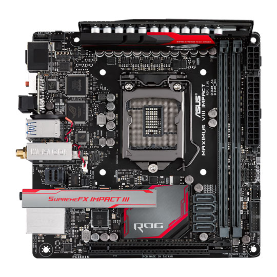 ASUS ROG MAXIMUS VIII IMPACT Mini ITX Gaming Motherboard LN67754