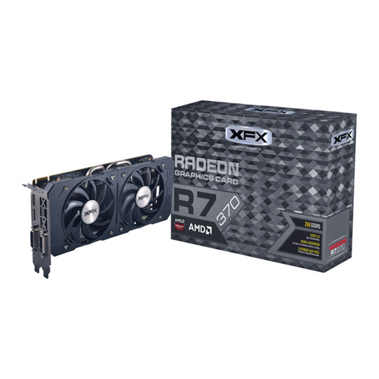 Amd R7 370 XFX AMD Radeon R7 370 Double Dissipation Graphics Card 2GB LN67985 - R7 ...