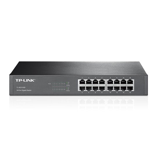 TP-LINK 16-Port Rackmount Unmanaged Gigabit Network/LAN Switch