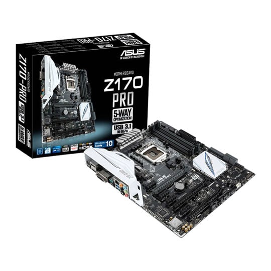 ASUS Intel Z170 Pro Skylake Overclocking ATX Motherboard : image 1