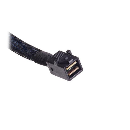 Silverstone SST-CPS05 12Gbs MiniSAS HD SFF-8643 to SATA 7pin+SIDEBAND cable 0.5M : image 3