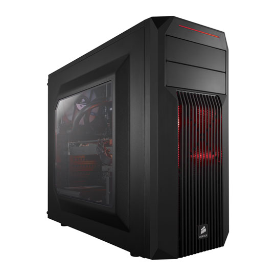 Corsair Carbide SPEC 2 Windowed ATX PC Gaming Case Red Fan : image 1