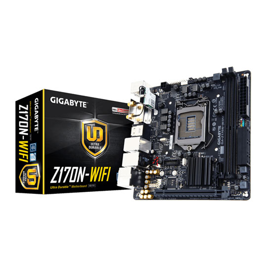Gigabyte Intel Z170N WIFI AC Skylake Mini ITX Motherboard : image 1