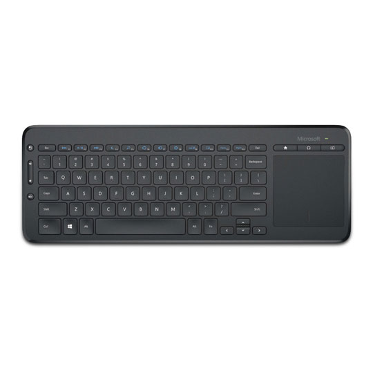 Microsoft All-in-One Media Keyboard with Multi-Touch Trackpad, Wireless, USB : image 2
