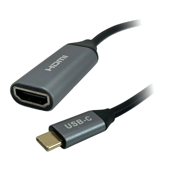 Xclio 15cm USB 3.1 Type C to HDMI 4K@30Hz PC/MacBook/Android Display Adaptor Cable