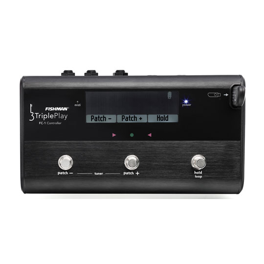 Tripleplay Foot Controller with USB MIDI Receiver from Fishman