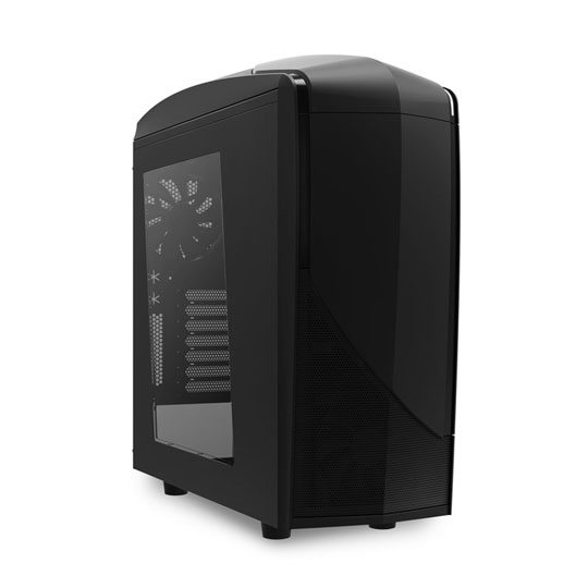 NZXT Phantom 240 Matte Black Desktop PC Case with Side Window