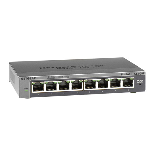 Netgear ProSAFE Plus 8 -Port Gigabit Managed Switch : image 1
