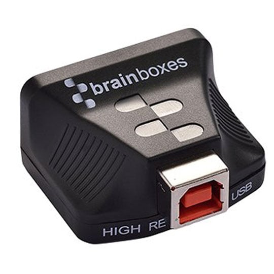 Brainboxes 1 Port Ultra RS232 Isolated USB to Serial Adapter