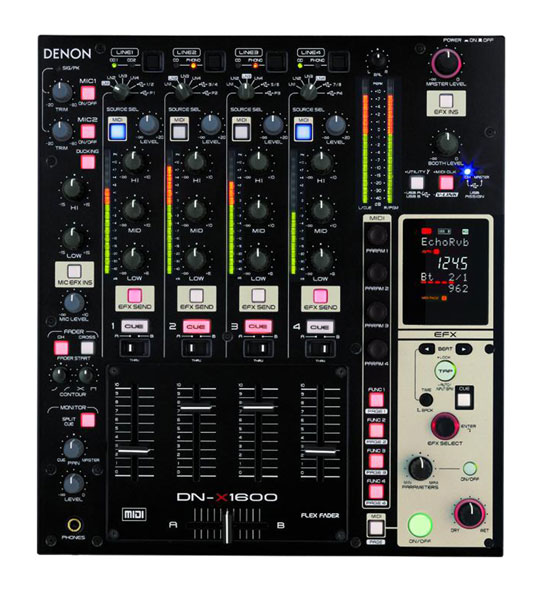 Denon DN-X1600 Professional 4 Channel Digital DJ Mixer LN69168