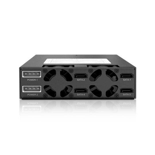 ICY DOCK ToughArmor 4 Bay 2.5" to 5.25" Front Bay Hotswap Bay : image 3