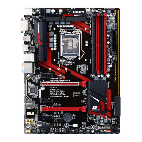 Gigabyte Intel Z170 Gaming K3 ATX Motherboard : image 2
