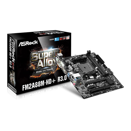 ASRock FM2A88M-HD+ R3.0 Motherboard with USB 3.0 : image 1