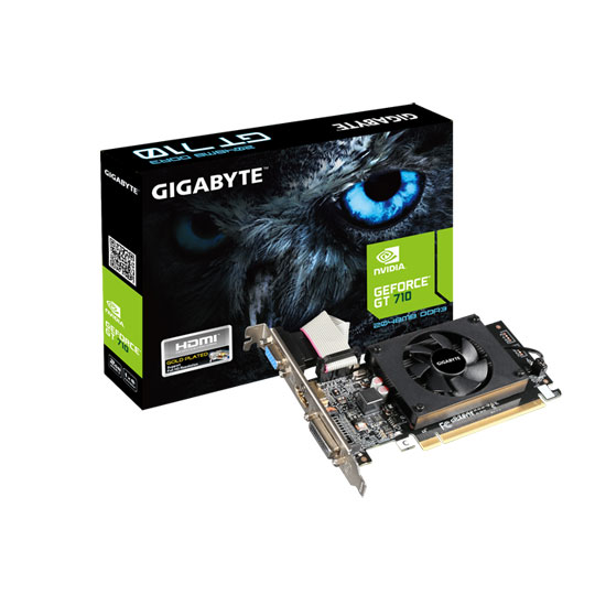 Gigabyte GeForce GT 710 DDR3 Graphics Card 2GB : image 1