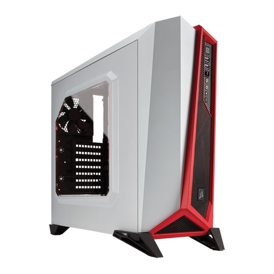 Corsair Carbide SPEC-ALPHA White/Red Gaming Case with Window : image 1
