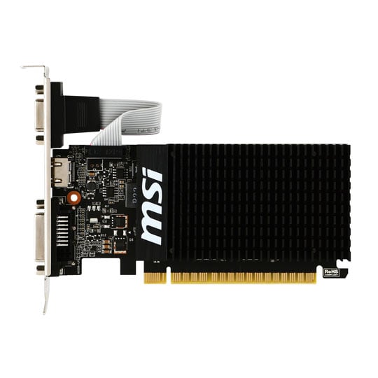 MSI GeForce GT 710 Passive Silent Graphics Card 2GB : image 3