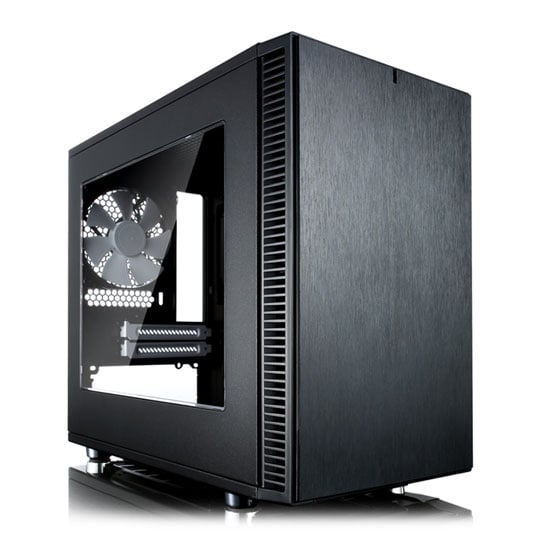 Fractal Design Black Define Nano S Mini ITX Windowed Silent PC Case : image 1