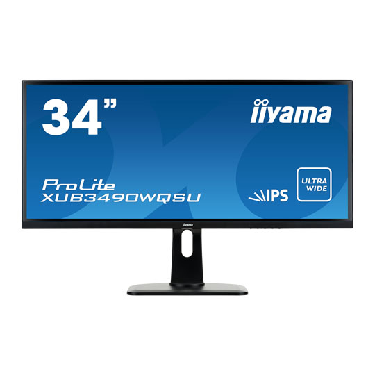 Iiyama XUB3490WQSU 34" Ultra Wide Quad HD IPS Monitor : image 2