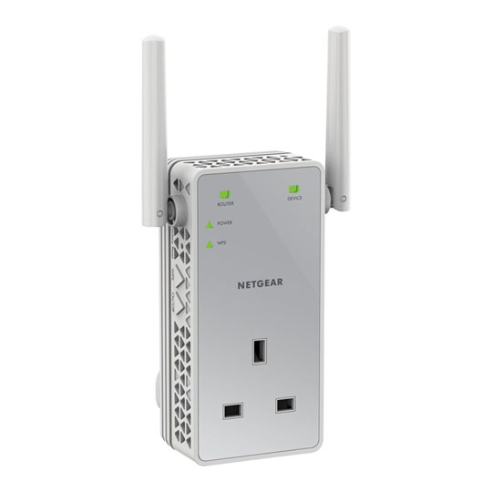 11ac Dual Band WiFi Range Extender Essentials from Netgear EX3800-100UKS : image 1